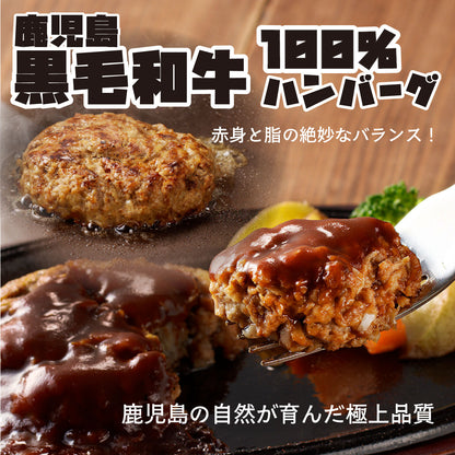 ＼ 初回限定 ・送料無料／ 黒毛和牛×黒豚 ハンバーグ・牛すじカレー詰め合わせ （ハンバーグ3種＋牛すじカレー2P）